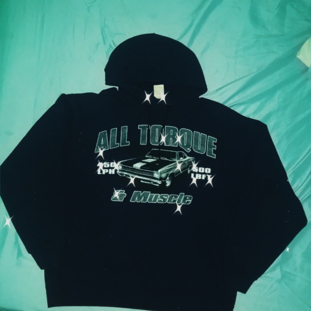 Vintage muscle car hoodie